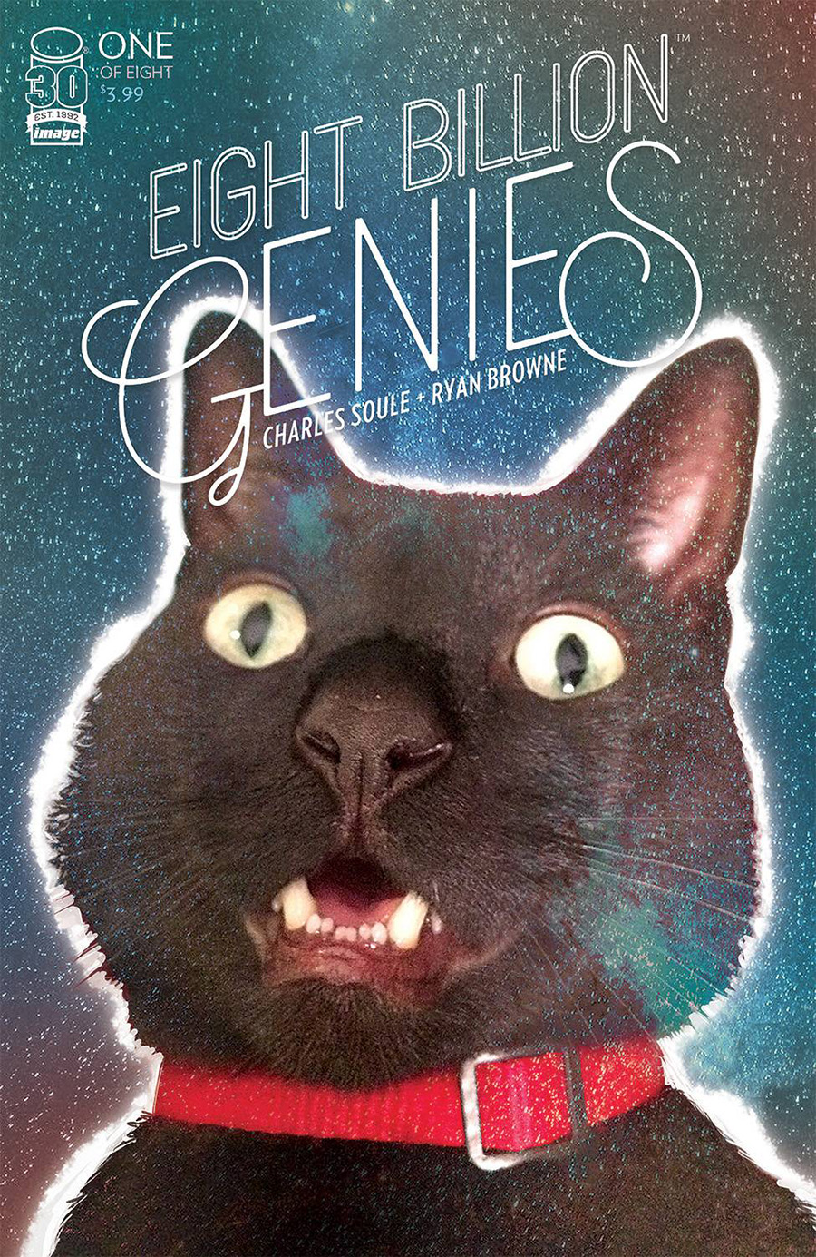 Eight Billion Genies #1 Cover F Incentive Glitter Cat Variant Cover