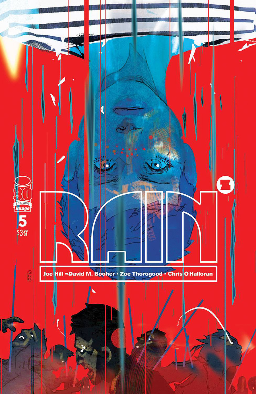 Joe Hills Rain #5 Cover C Incentive Christian Ward Variant Cover