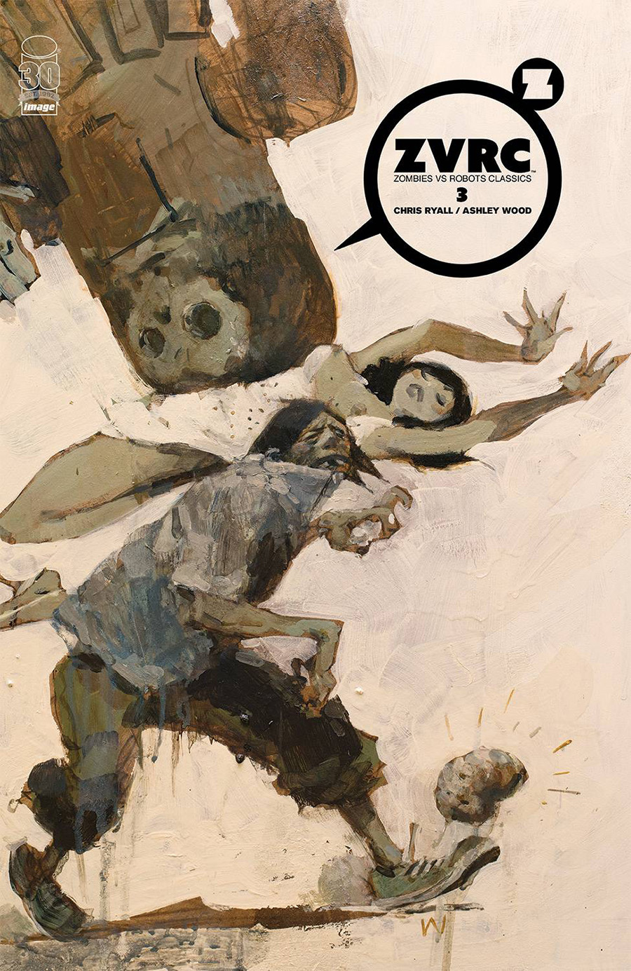 ZVRC Zombies vs Robots Classics #3 Cover C Incentive Ashley Wood Variant Cover