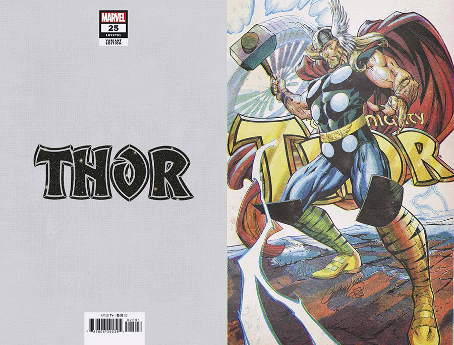 Thor Vol 6 #25 Cover I Incentive J Scott Campbell Retro Variant Cover (Banner Of War Part 2)