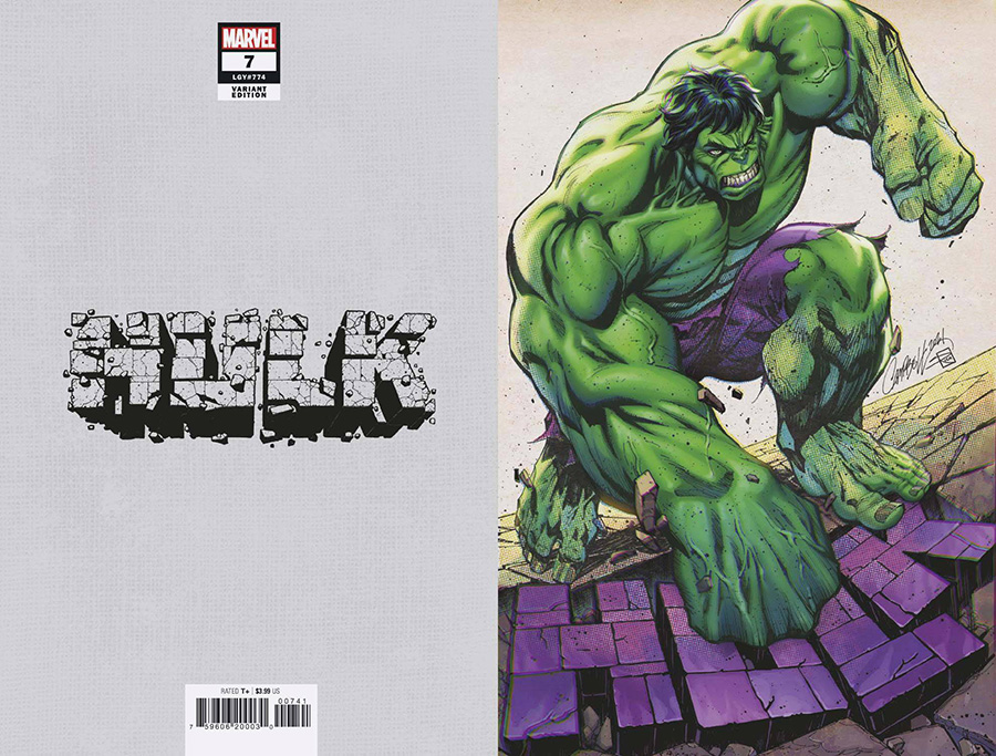 Hulk Vol 5 #7 Cover G Incentive J Scott Campbell Virgin Cover (Banner Of War Part 3)