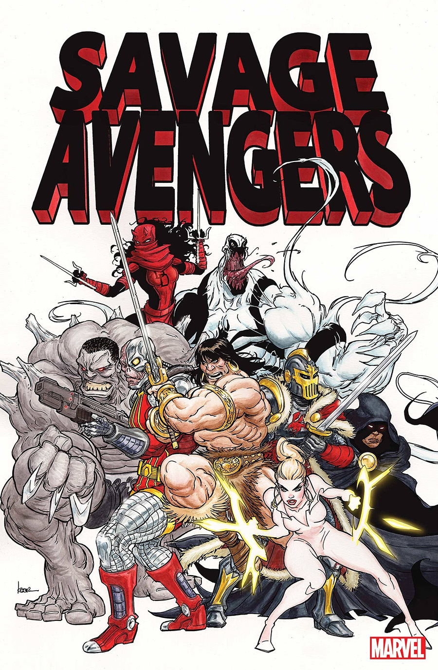 Savage Avengers Vol 2 #1 Cover G Incentive Kaare Andrews Variant Cover