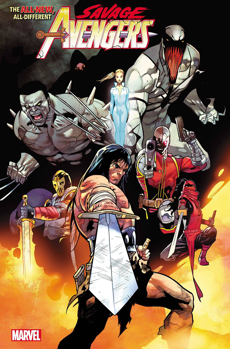 Savage Avengers Vol 2 #1 Cover F Incentive Jan Bazaldua Variant Cover