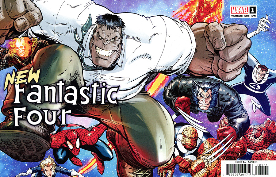New Fantastic Four #1 Cover H Incentive Arthur Adams Hidden Gem Variant Cover