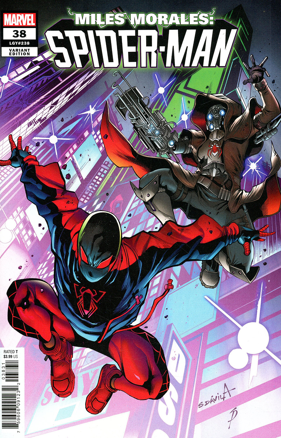 Miles Morales Spider Man 38 Cover E Incentive Sergio Davila Variant 