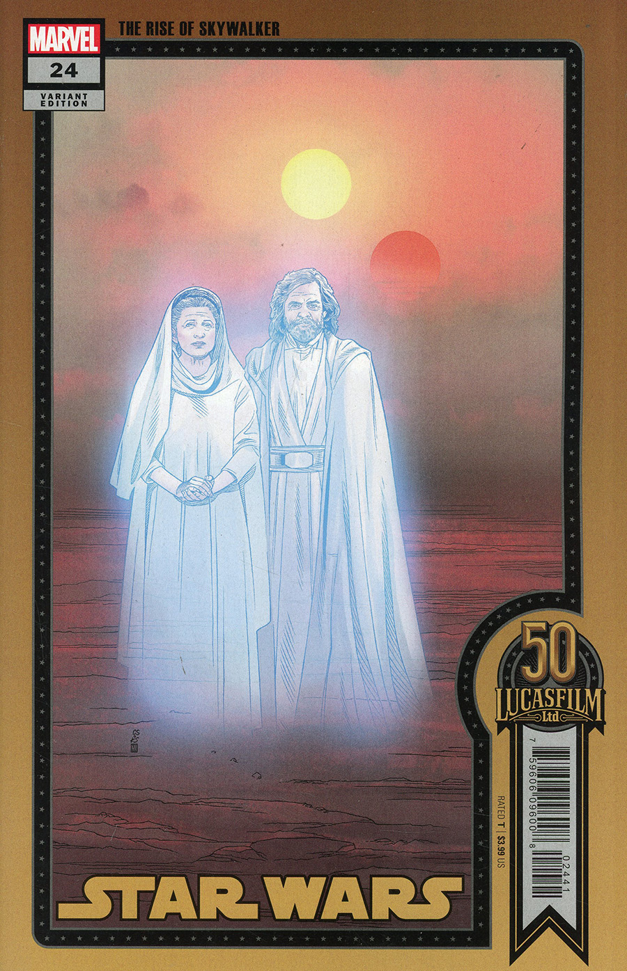 Star Wars Vol 5 #24 Cover B Variant Chris Sprouse Lucasfilm 50th Anniversary Cover