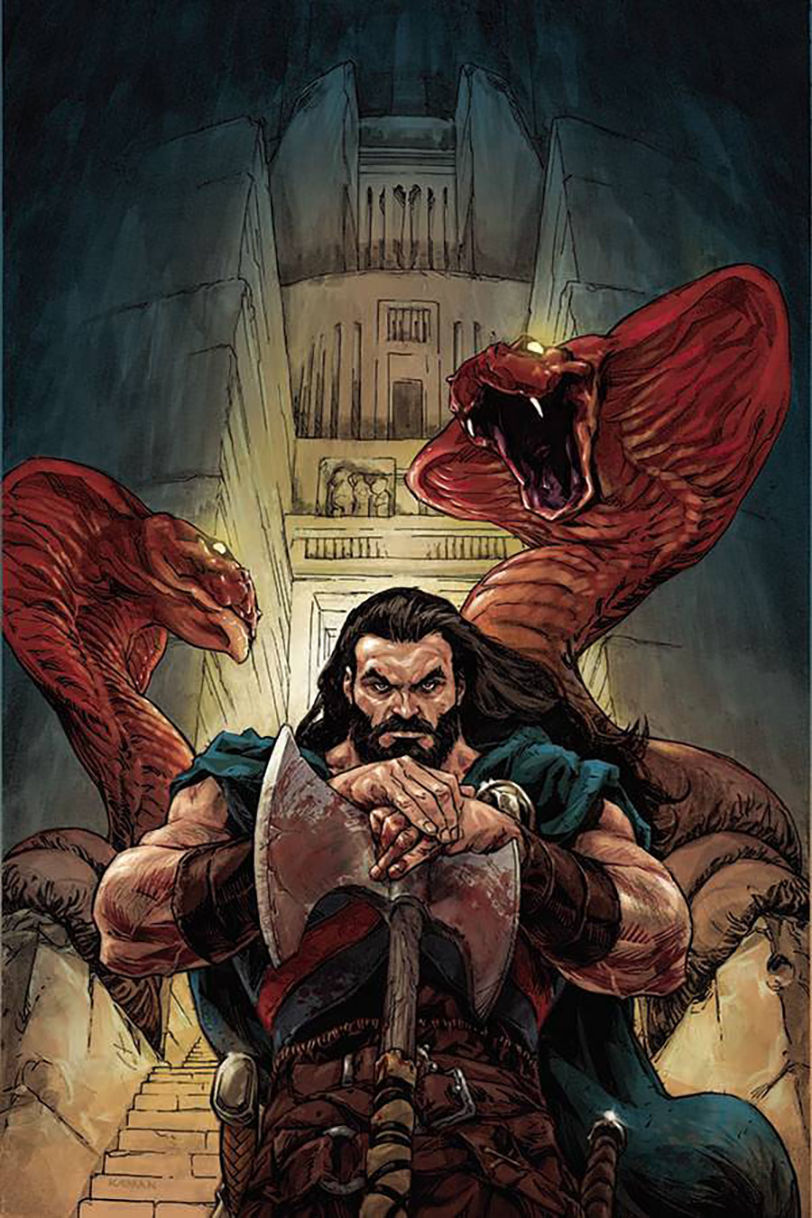 Cimmerian Hour Of The Dragon #3 Cover E Incentive Kalman Andrasofszky Virgin Cover