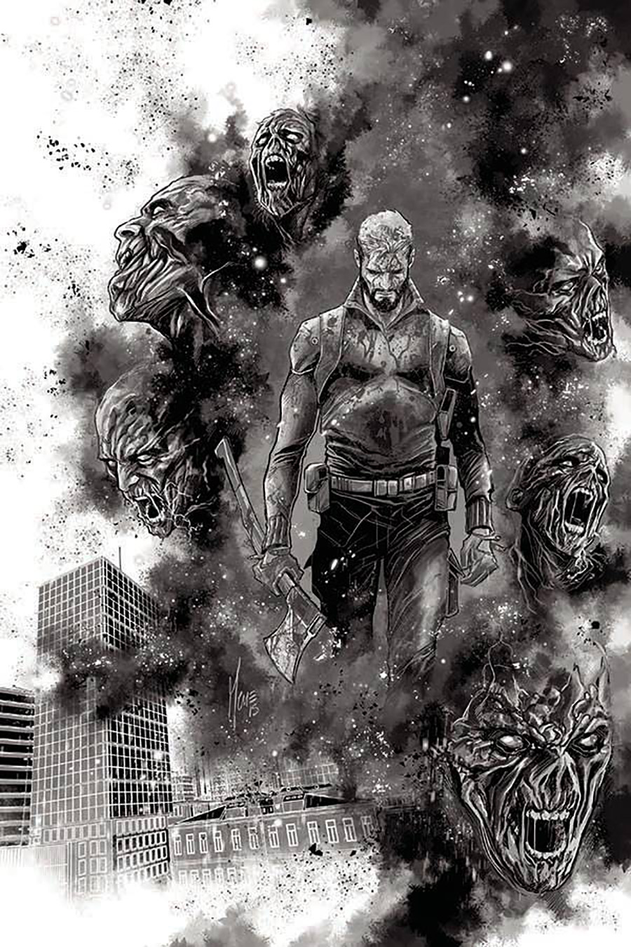 Life Zero #4 Cover G Incentive Marco Checchetto Black & White Cover