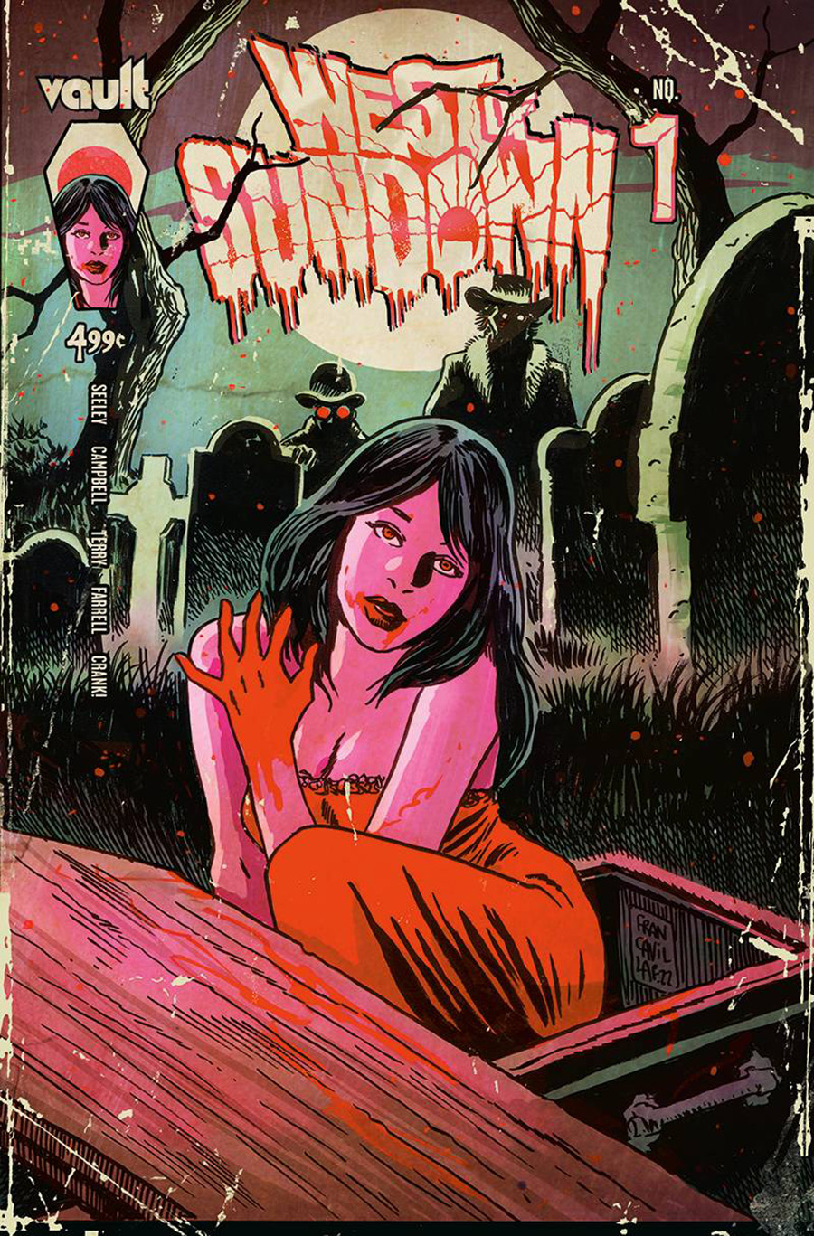 West Of Sundown #1 Cover H Incentive Francesco Francavilla Variant Cover