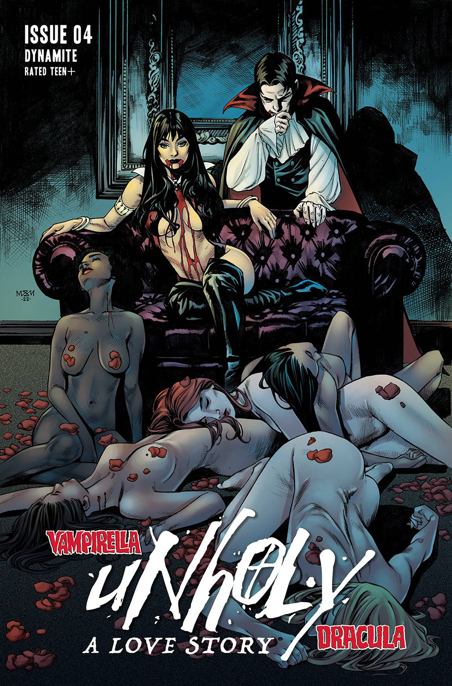 Vampirella Dracula Unholy #4 Cover N Variant Michael Santamaria Cover