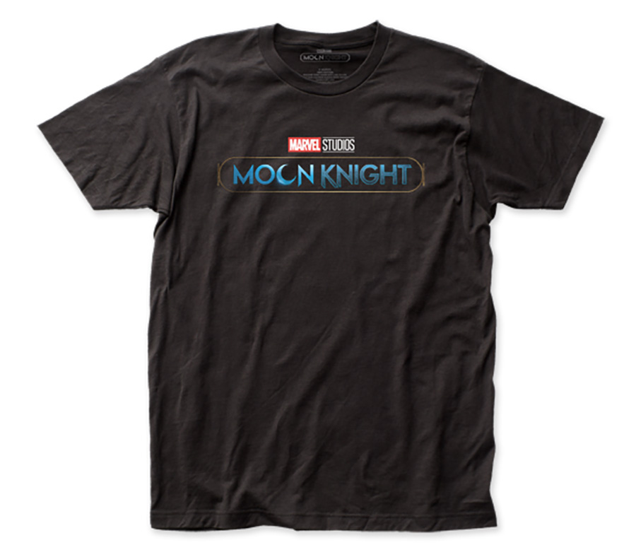 Moon Knight TV Title Fitted Jersey Black T-Shirt Large