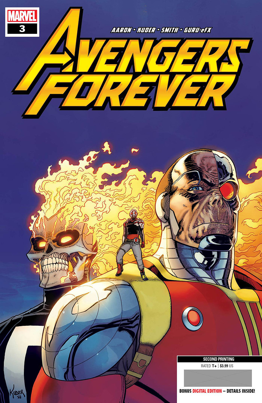 Avengers Forever Vol 2 #3 Cover C 2nd Ptg Aaron Kuder Variant Cover