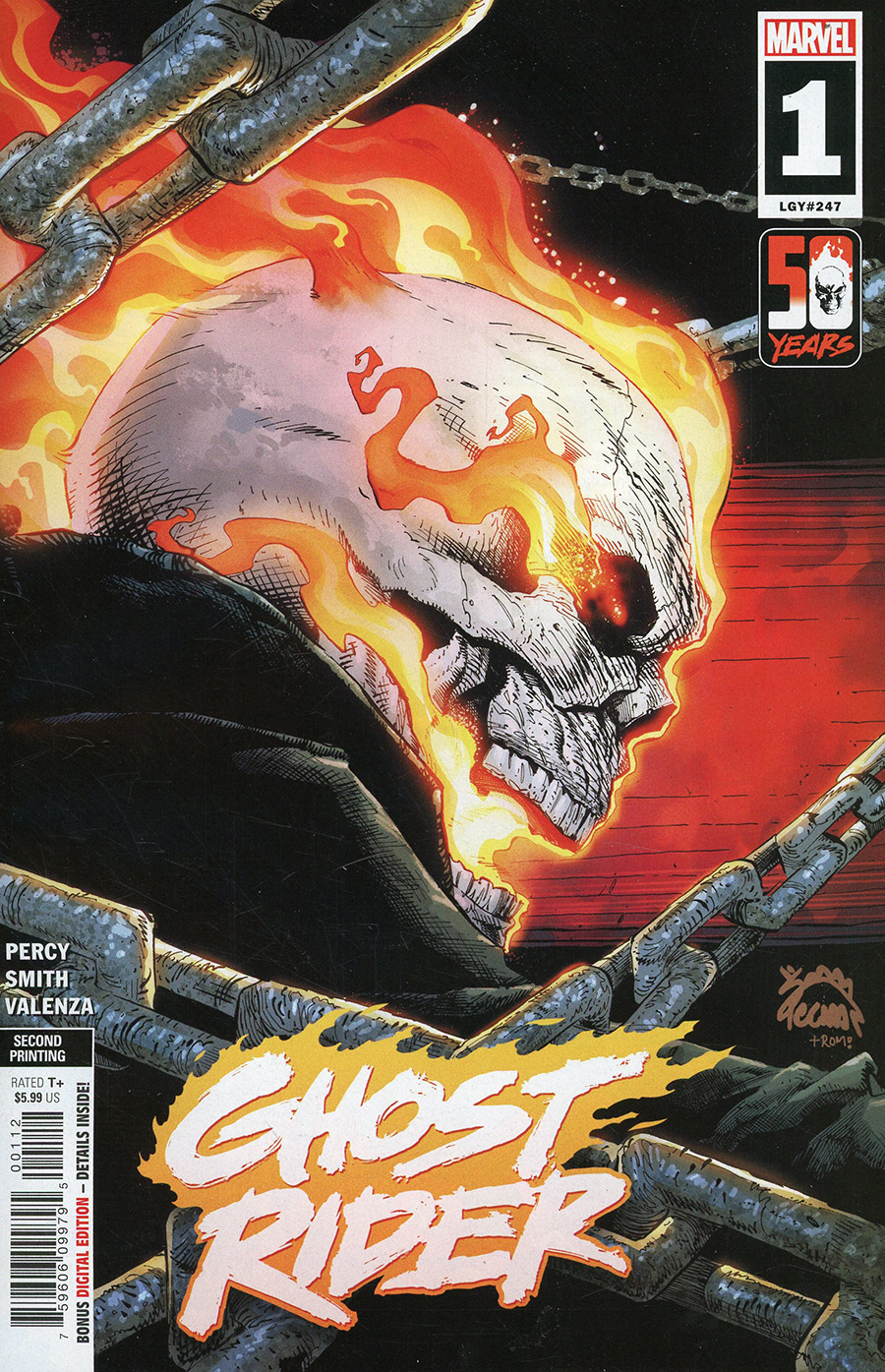 Ghost Rider Vol 9 #1 Cover L 2nd Ptg Ryan Stegman Variant Cover