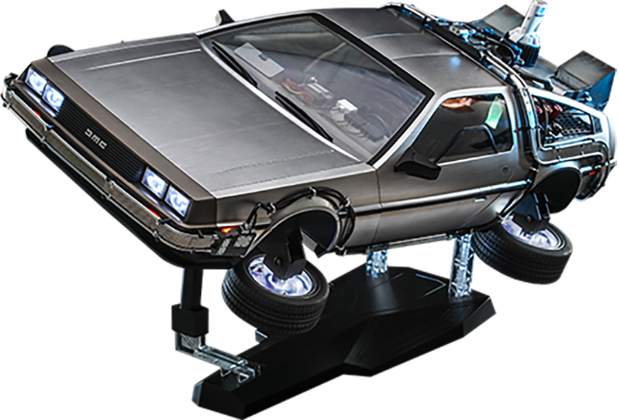 Back To The Future DeLorean Time Machine Sixth Scale Action Figure