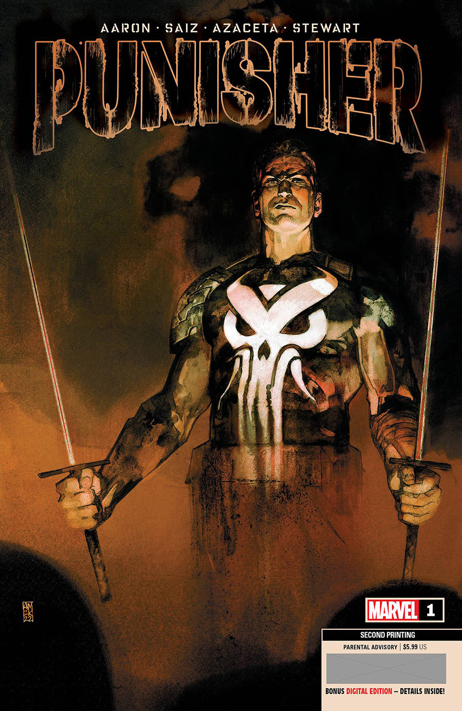 Punisher Vol 12 #1 Cover J 2nd Ptg Alex Maleev Variant Cover