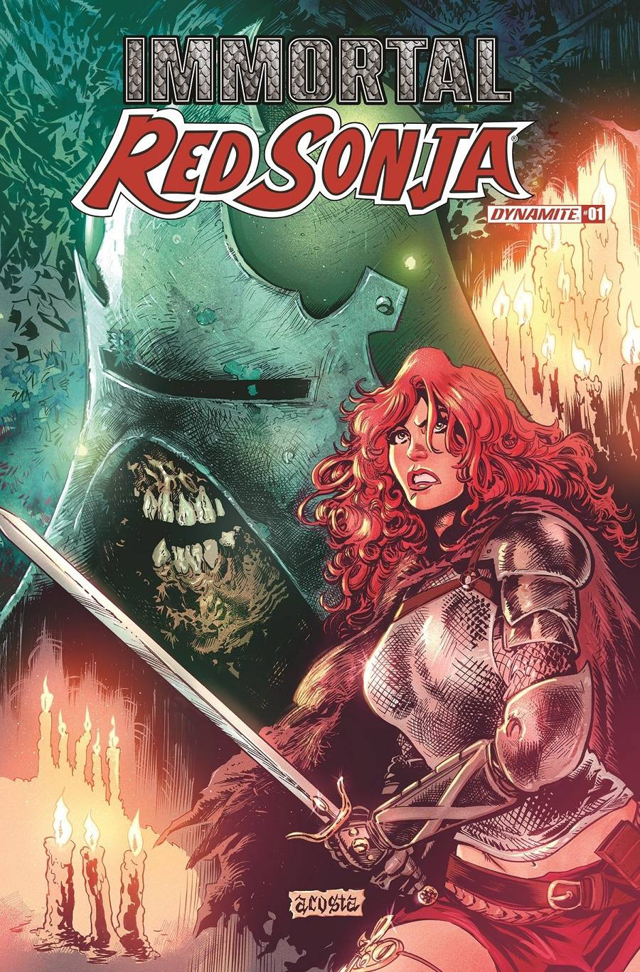 Immortal Red Sonja #1 Cover S Variant Dave Acosta Cover