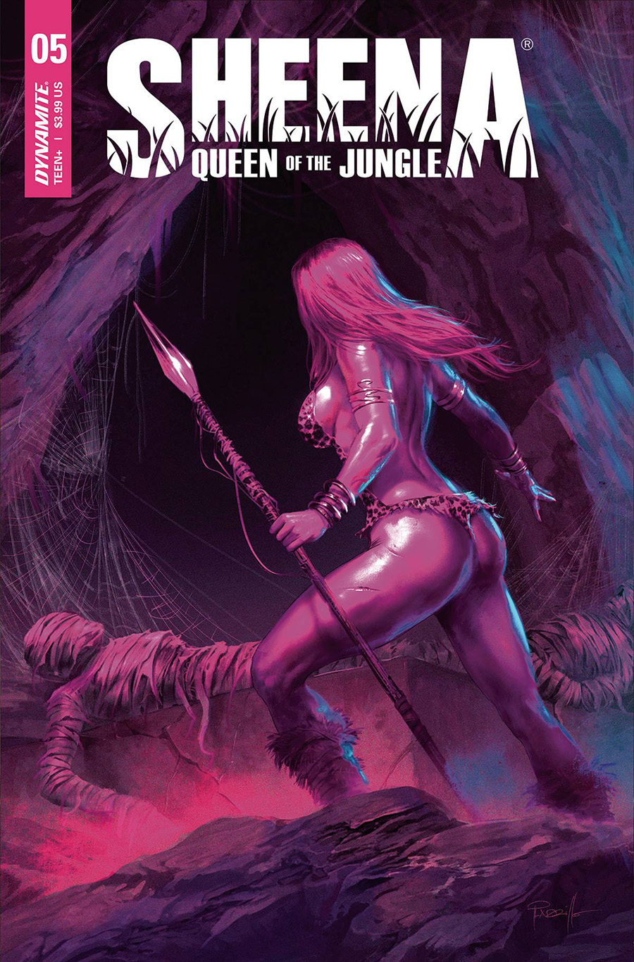 Sheena Queen Of The Jungle #5 Cover O Variant Lucio Parrillo Ultraviolet Cover