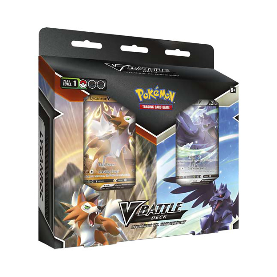 Pokemon Lycanroc V vs Corviknight V Battle Deck Bundle