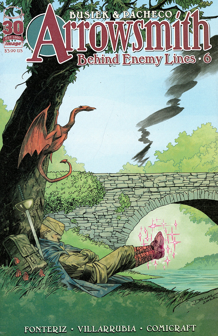 Arrowsmith Behind Enemy Lines #6 Cover D Variant Declan Shalvey Cover