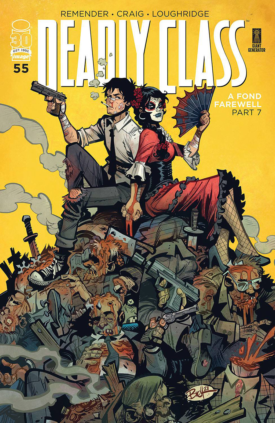 Deadly Class #55 Cover B Variant Brett Parson Cover