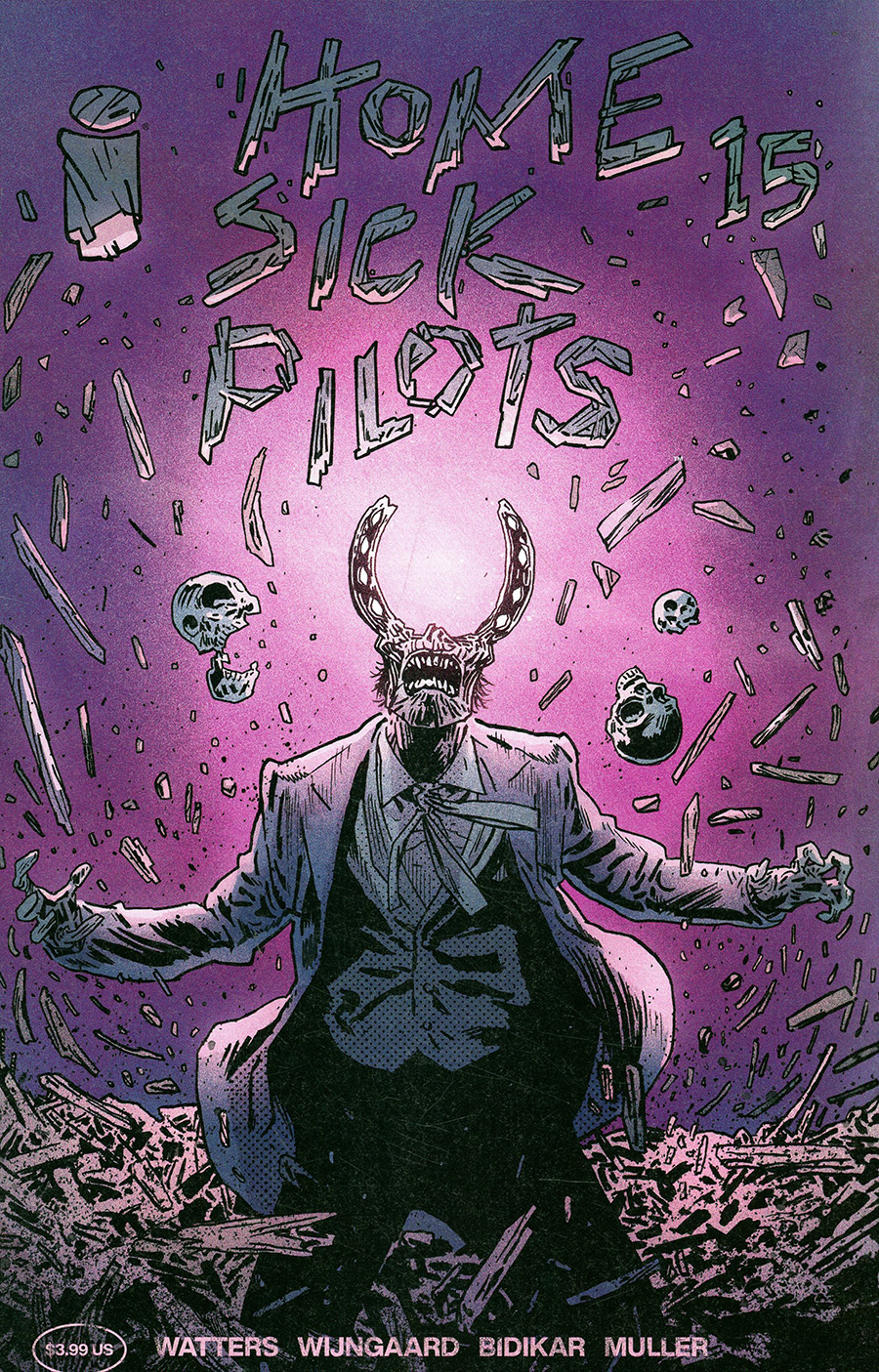Home Sick Pilots #15 Cover B Variant Michael Walsh Cover