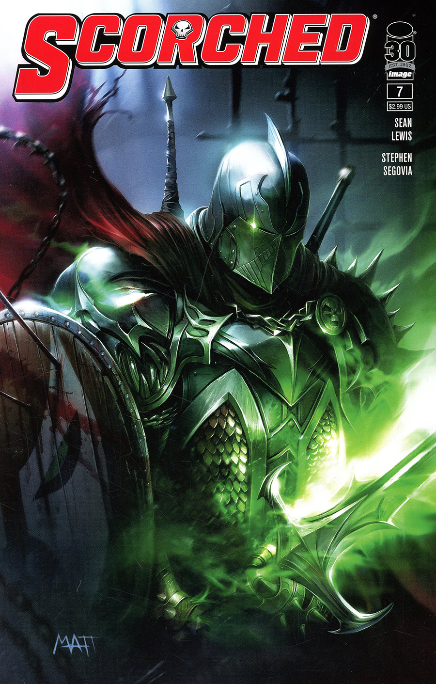 Scorched #7 Cover B Variant Francesco Mattina Cover