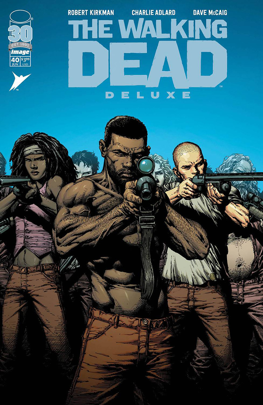Walking Dead Deluxe #40 Cover A Regular David Finch & Dave McCaig Cover