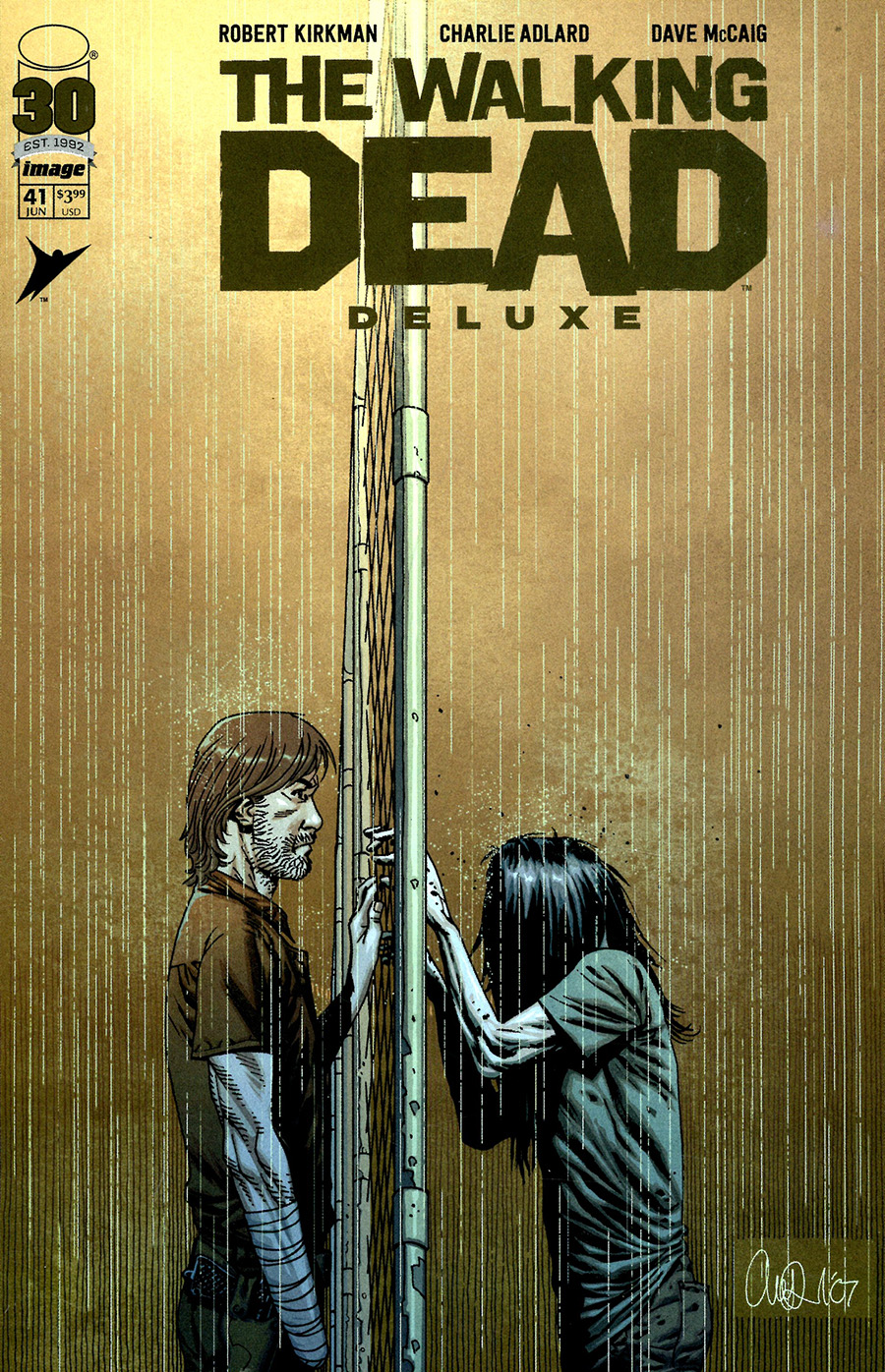 Walking Dead Deluxe #41 Cover B Variant Charlie Adlard & Dave McCaig Cover