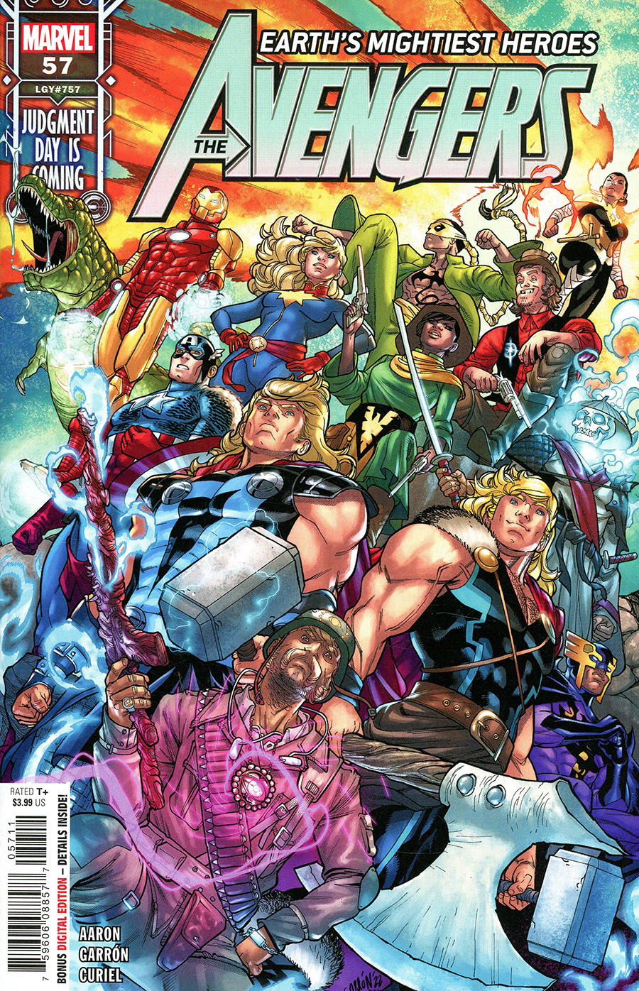 Avengers Vol 7 #57 Cover A Regular Javier Garron Cover
