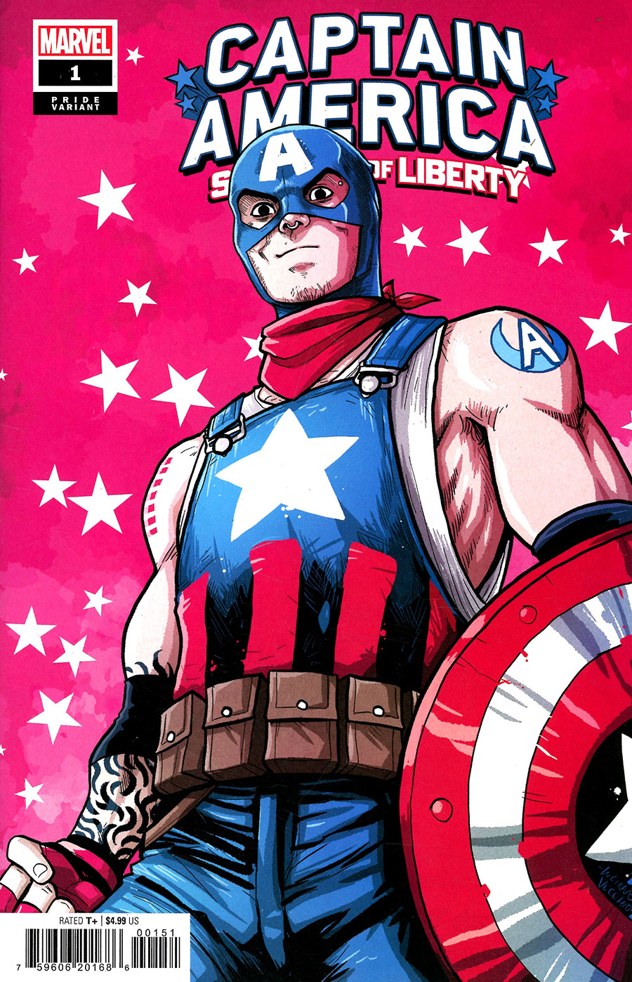 Captain America Sentinel Of Liberty Vol 2 #1 Cover B Variant Luciano Vecchio Pride Cover
