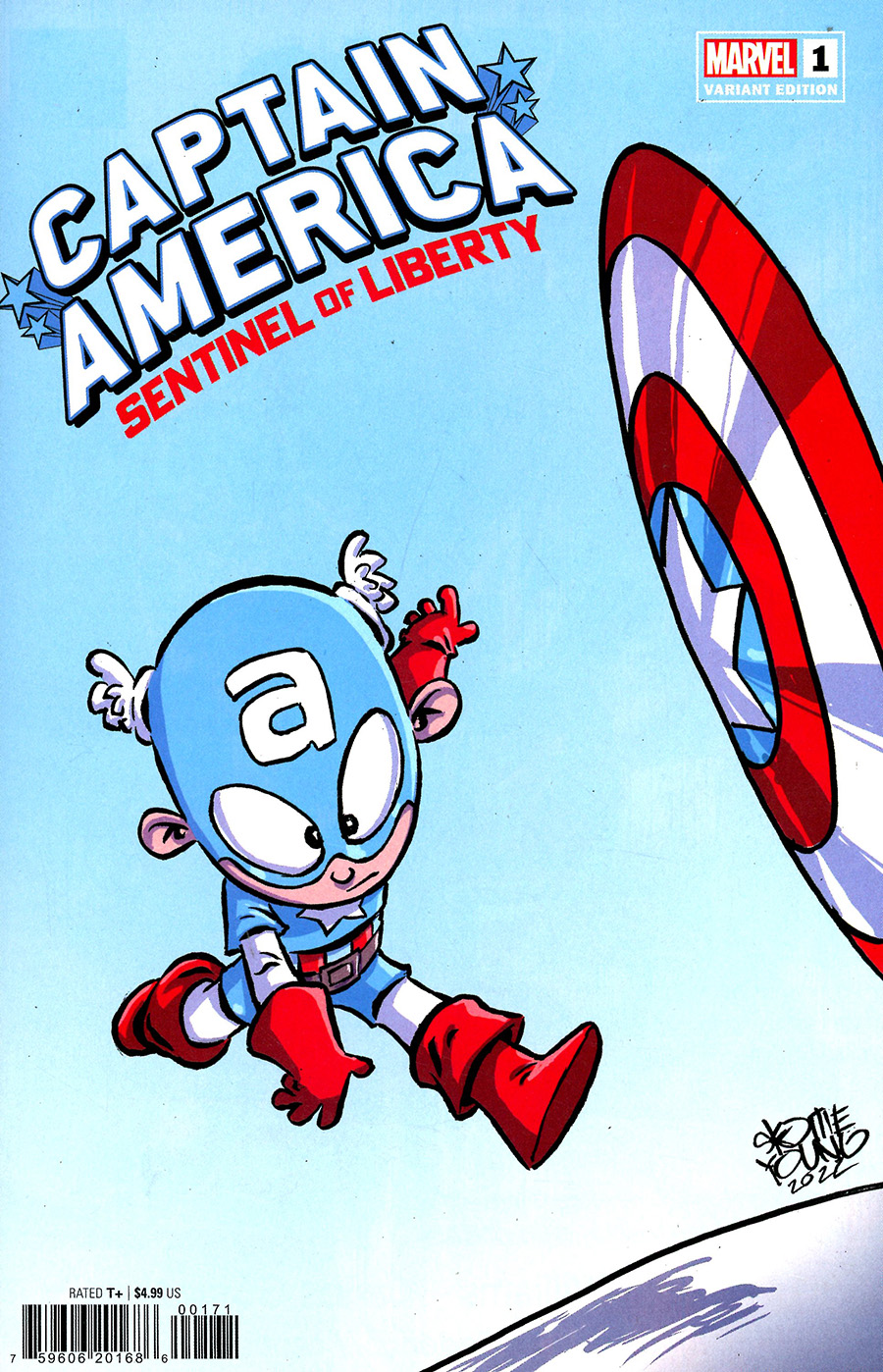 Captain America Sentinel Of Liberty Vol 2 #1 Cover E Variant Skottie Young Cover