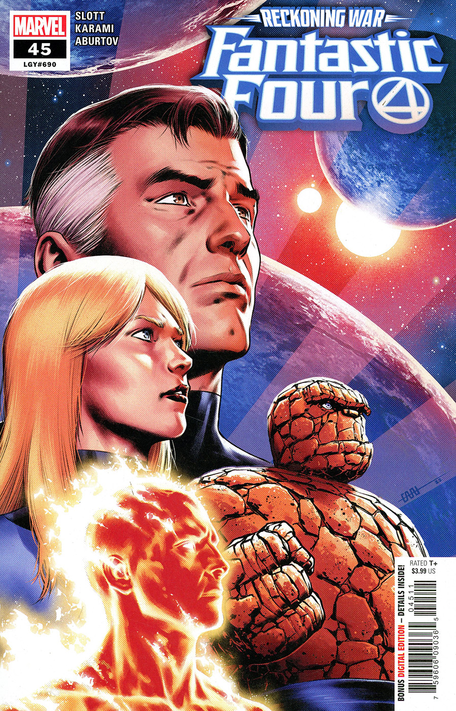 Fantastic Four Vol 6 #45 Cover A Regular CAFU Cover (Reckoning War Tie-In)