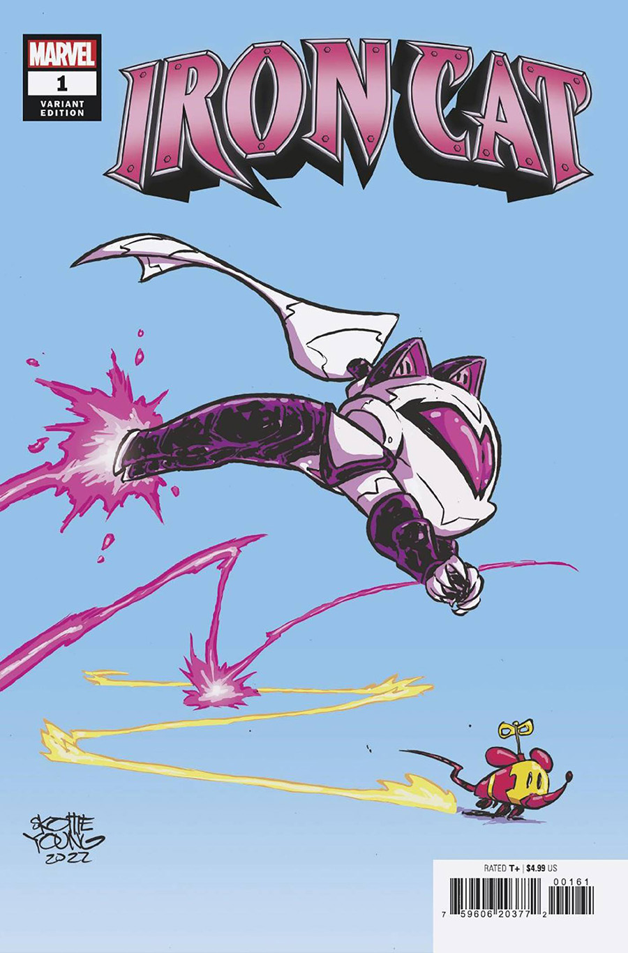 Iron Cat #1 Cover E Variant Skottie Young Cover