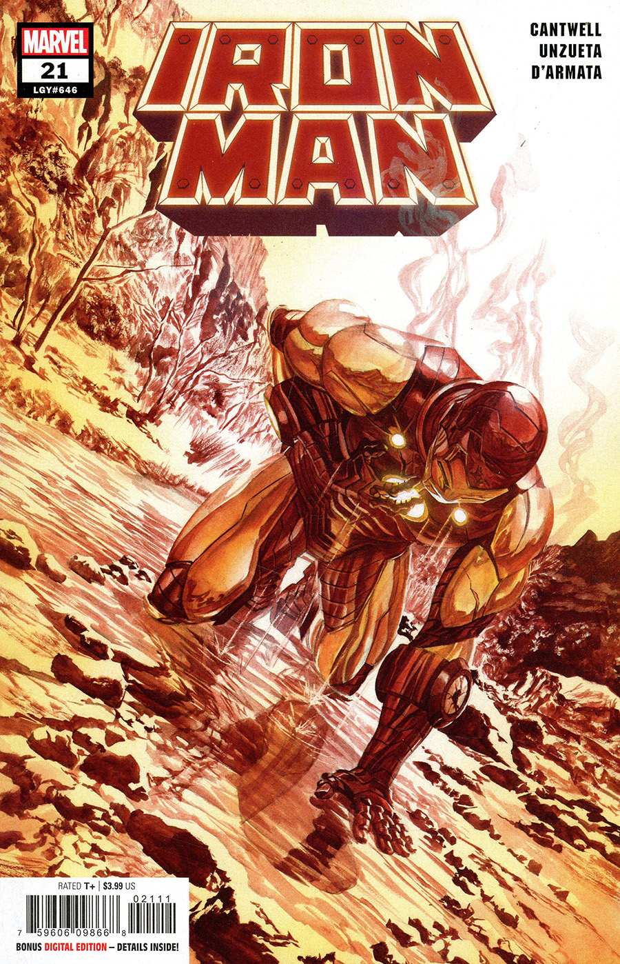 Iron Man Vol 6 #21 Cover A Regular Alex Ross Cover