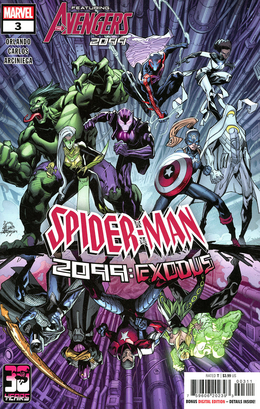 Spider-Man 2099 Exodus #3 Cover A Regular Ryan Stegman Cover