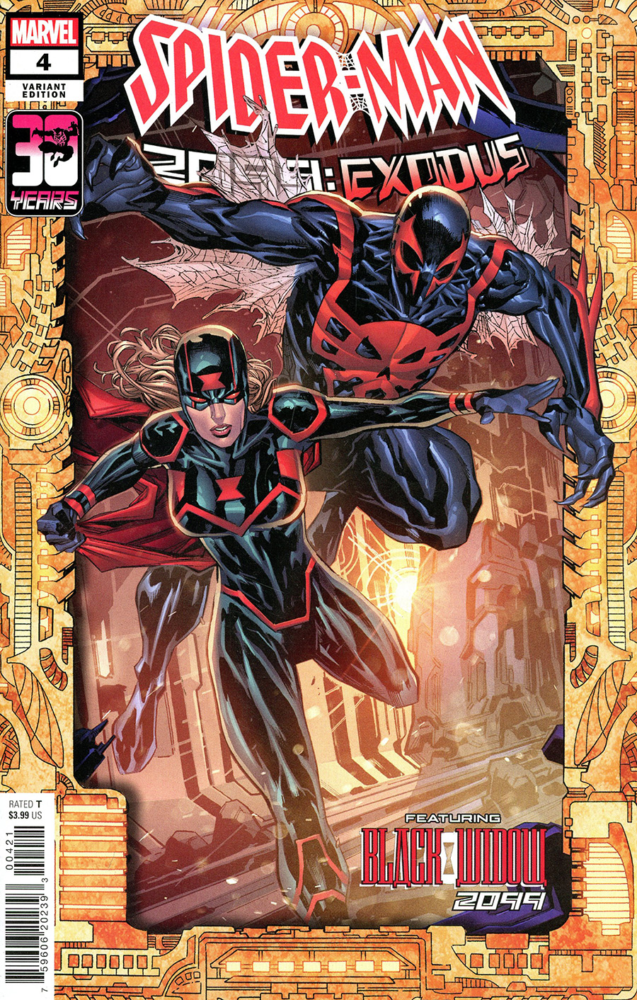 Spider-Man 2099 Exodus #4 Cover C Variant Ken Lashley 2099 Frame Cover