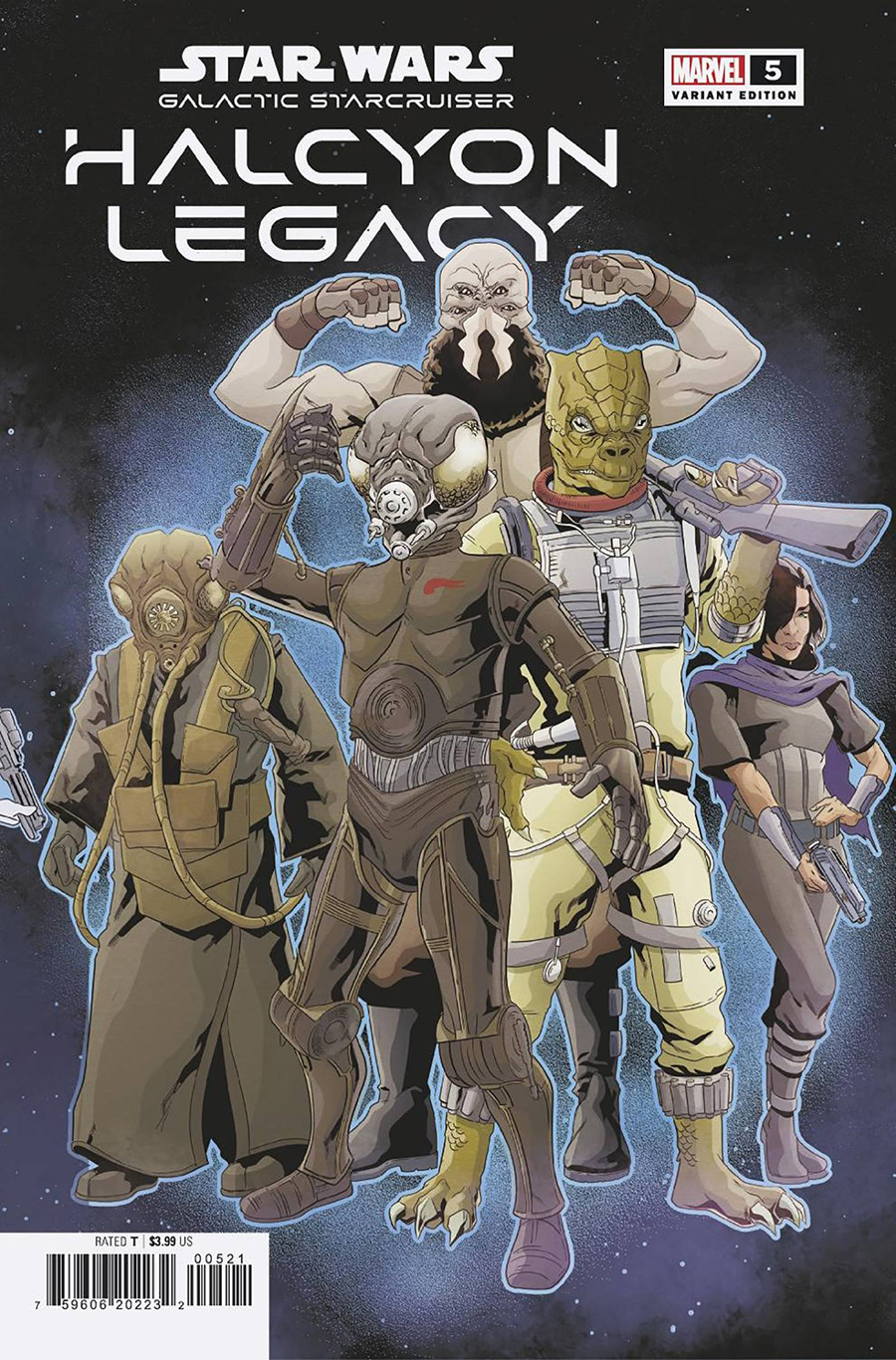 Star Wars Halcyon Legacy #5 Cover B Variant Will Sliney Connecting Cover
