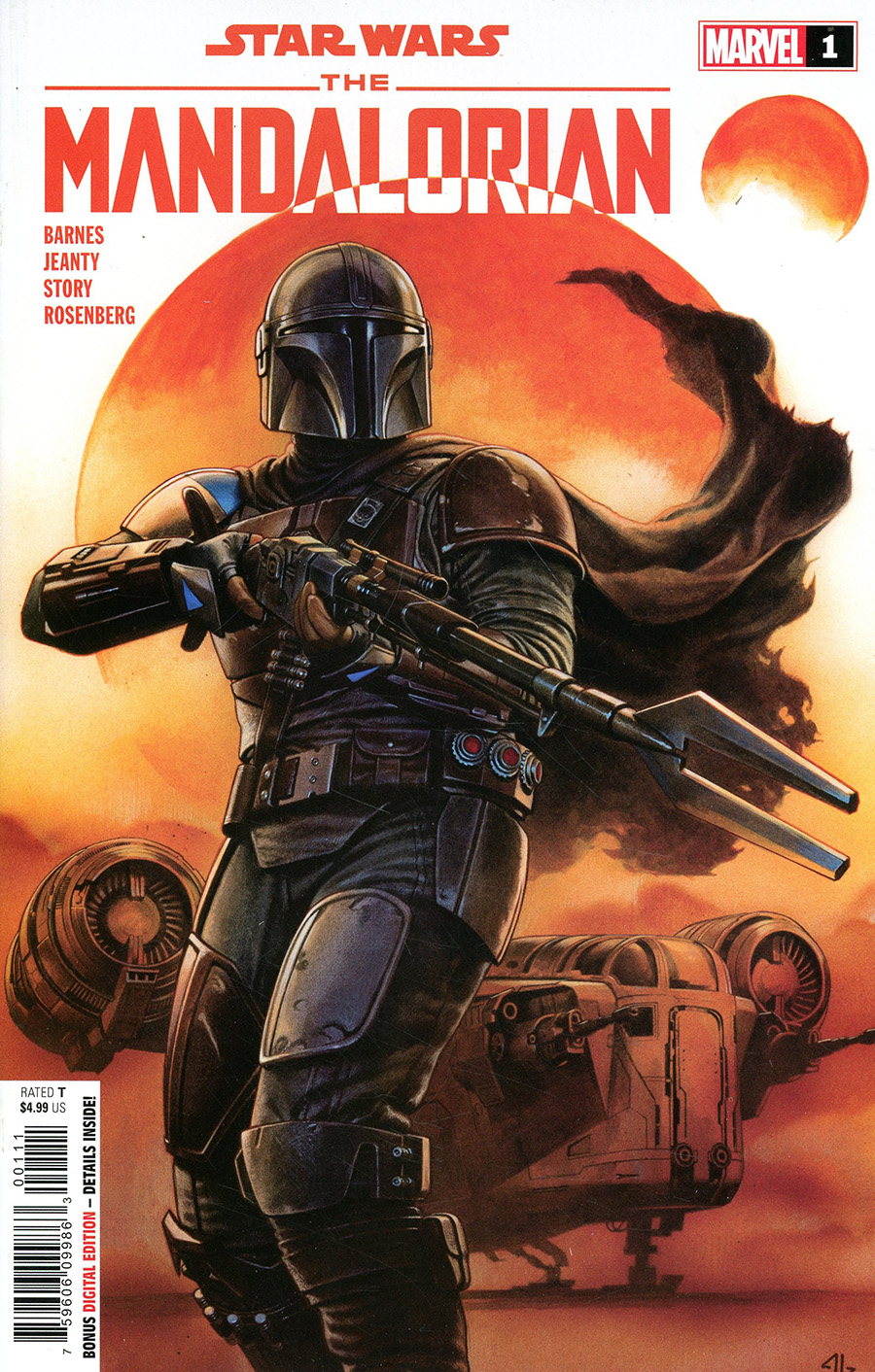 Star Wars The Mandalorian #1 Cover A Regular Adi Granov Cover