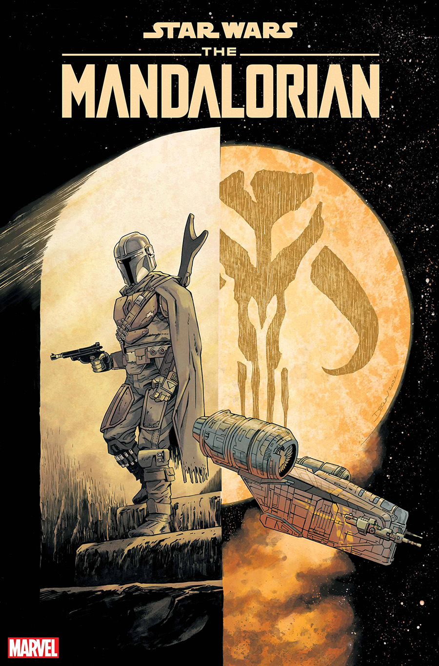 Star Wars The Mandalorian #1 Cover E Variant Declan Shalvey Cover