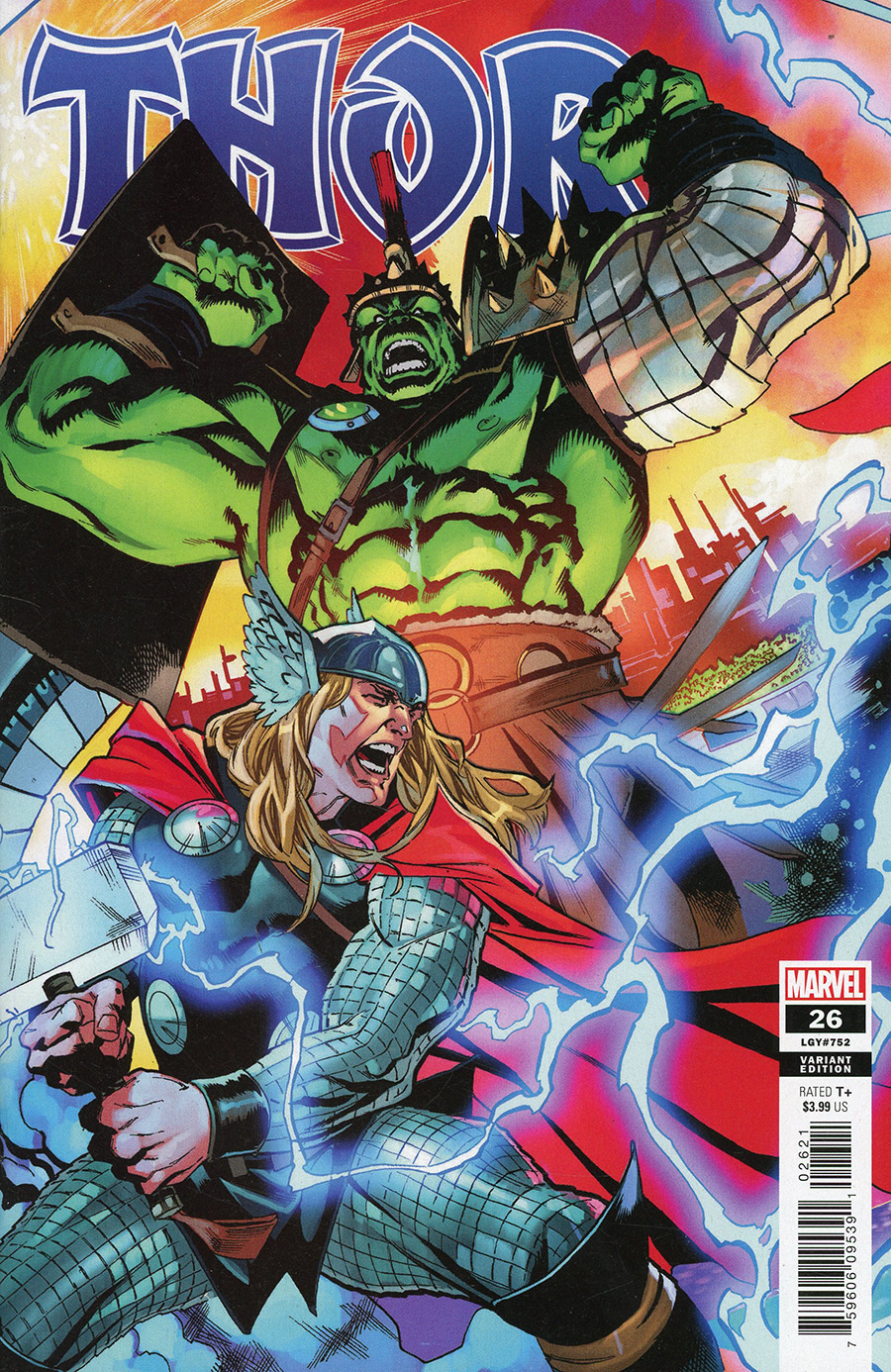 Thor Vol 6 #26 Cover B Variant Geoff Shaw Connecting Cover (Banner Of War Part 4)