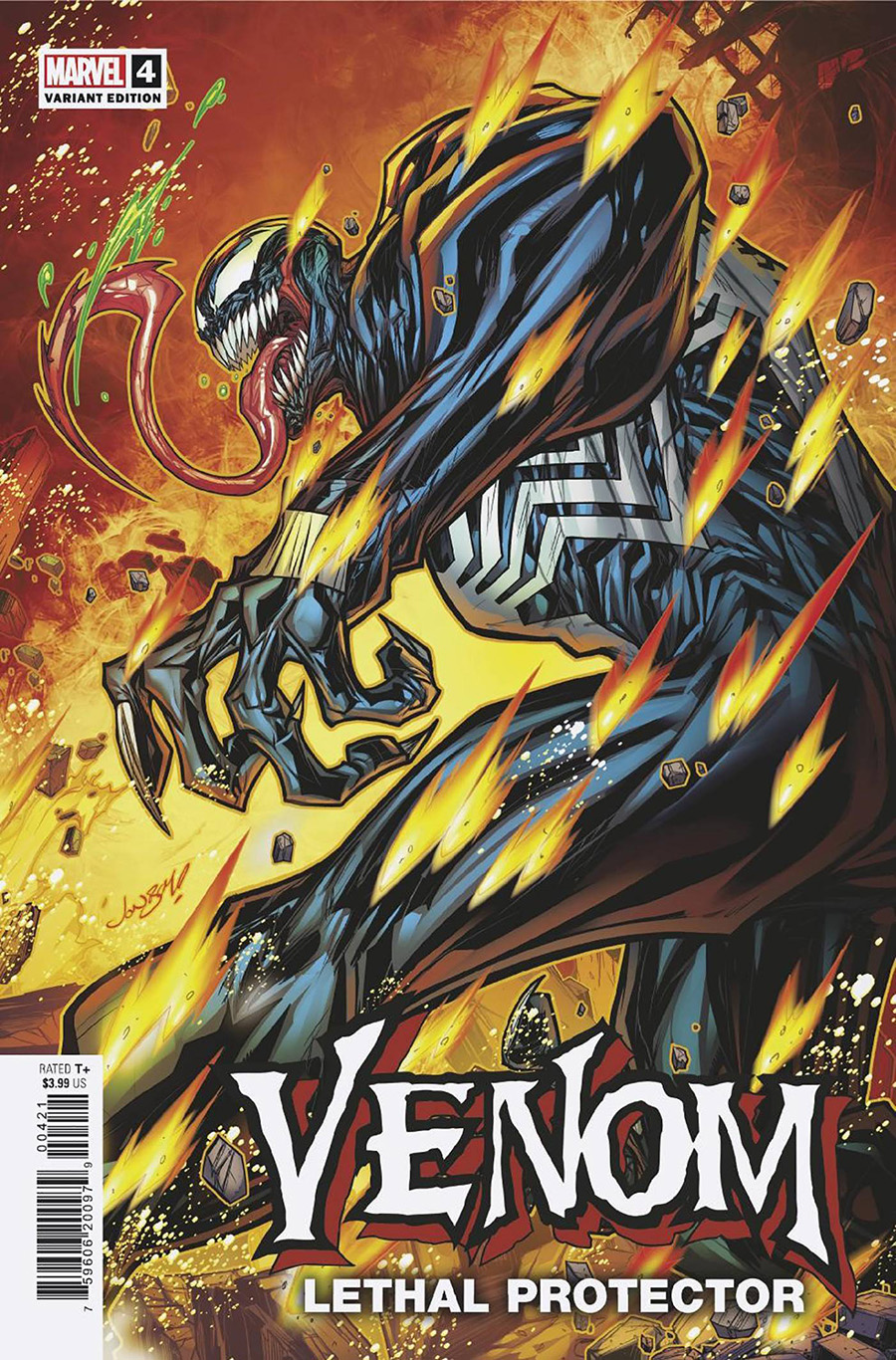 Venom Lethal Protector #4 Cover B Variant Jonboy Meyers Cover