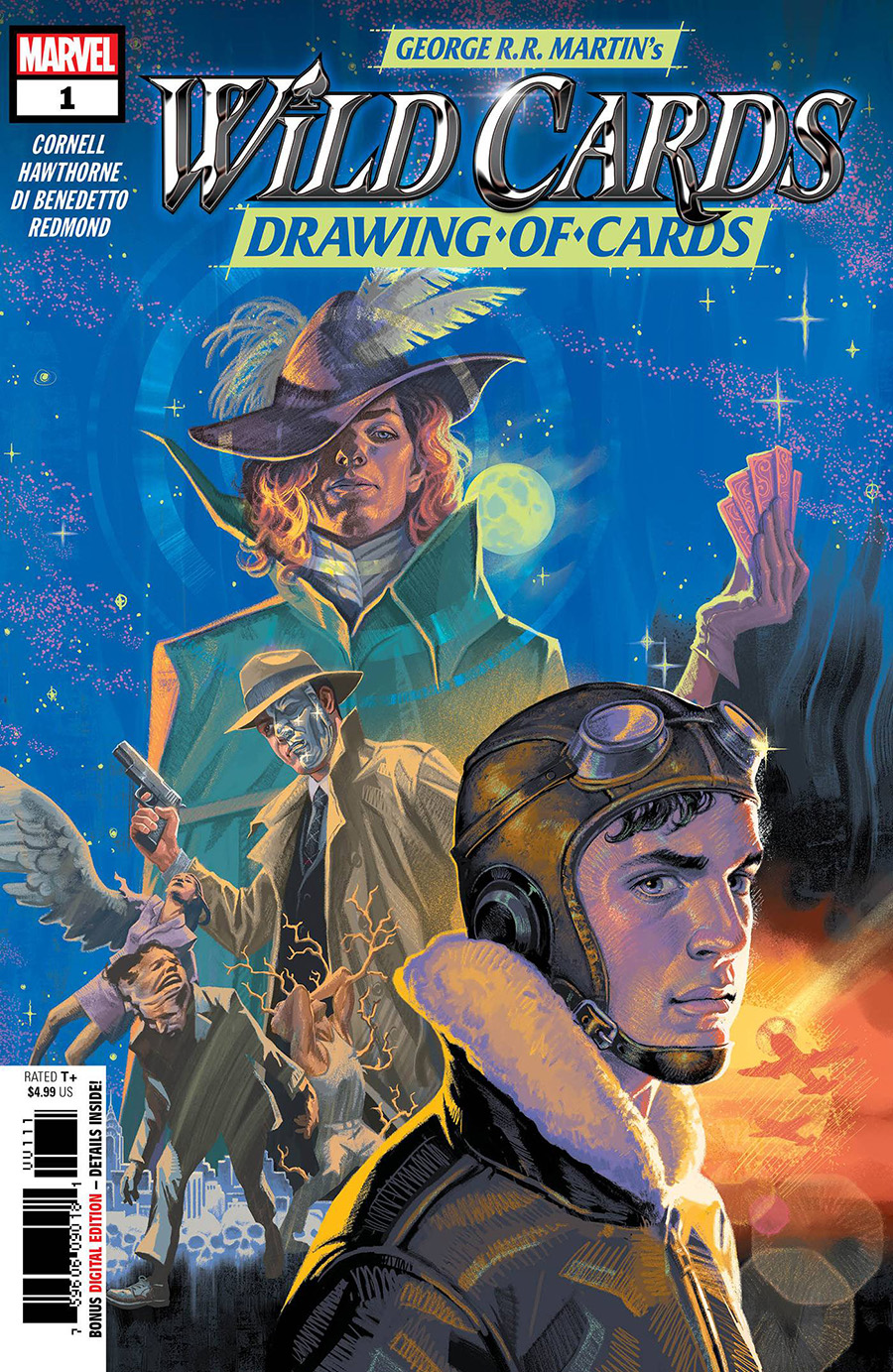 Wild Cards Drawing Of Cards #1 Cover A Regular Steve Morris Cover
