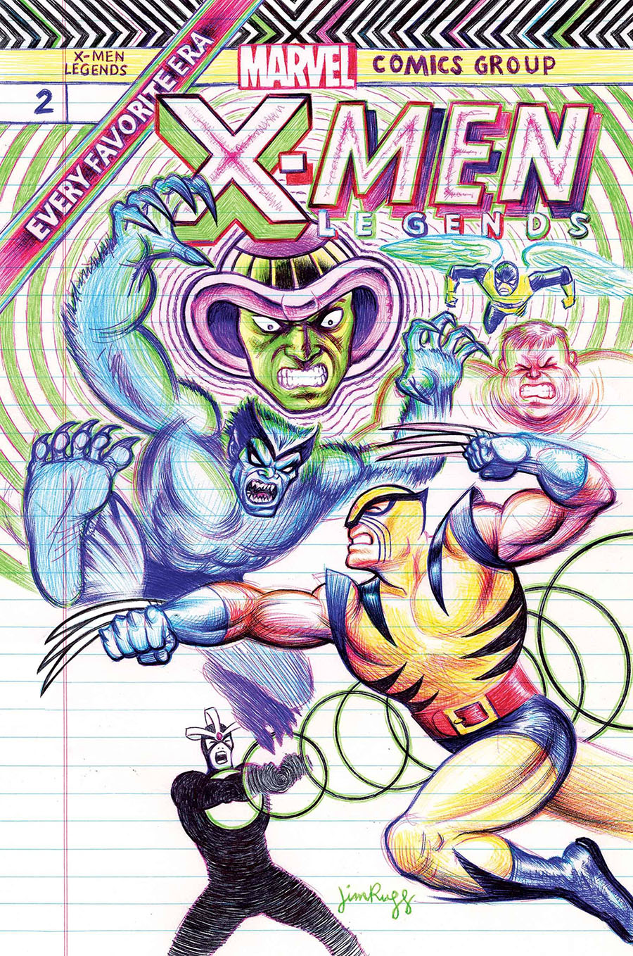 X-Men Legends Vol 2 #2 Cover B Variant Jim Rugg Cover