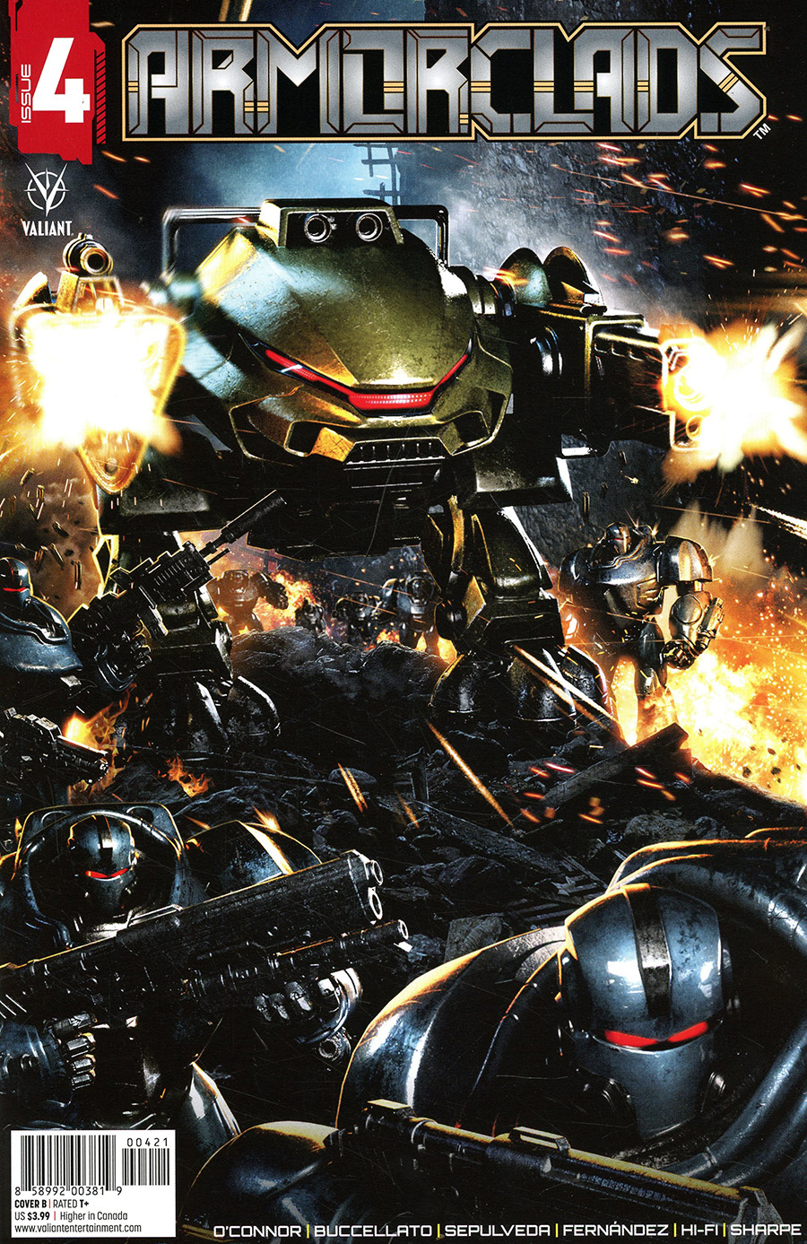 Armorclads #4 Cover B Variant Jeremy Roberts Cover