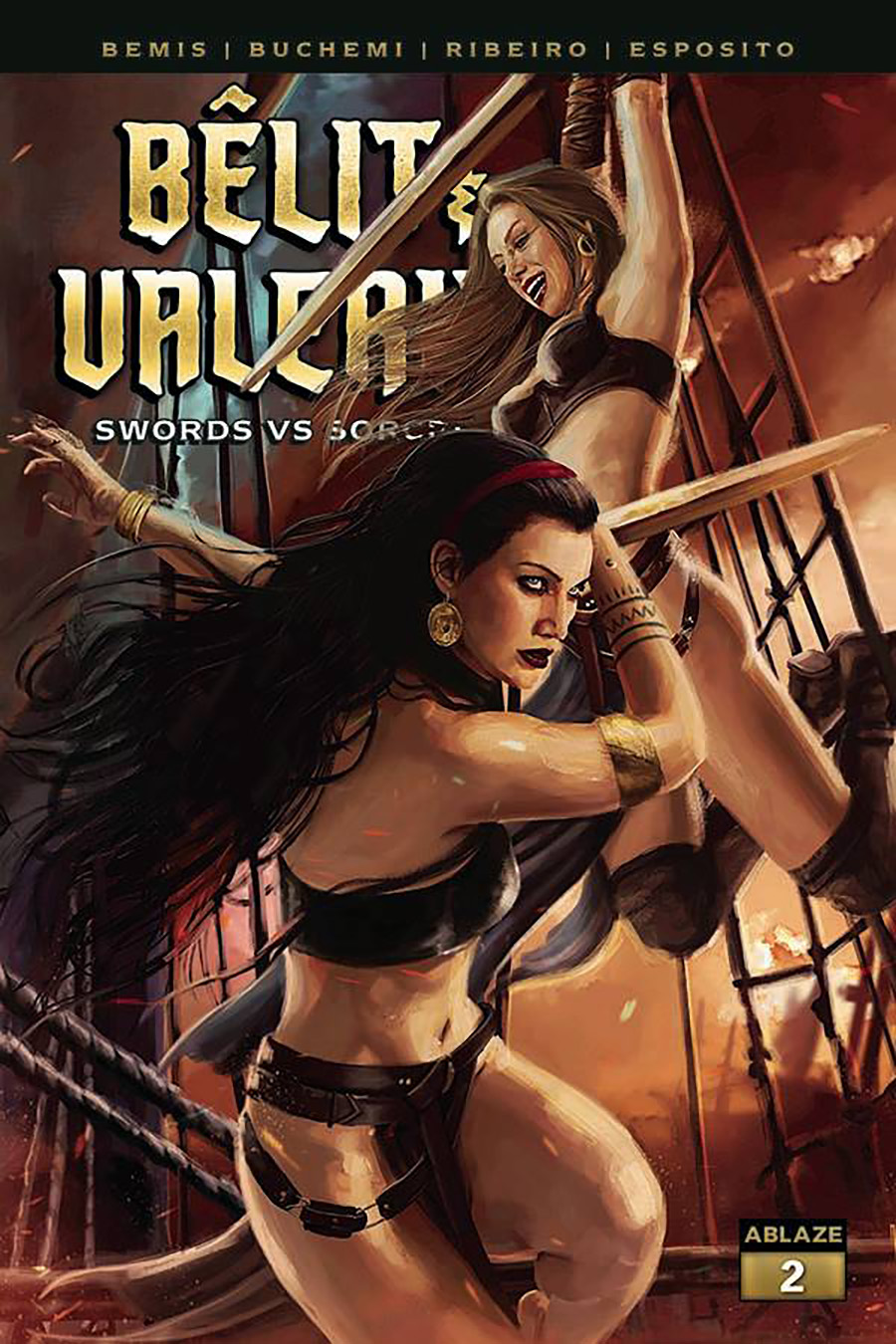 Belit & Valeria Swords vs Sorcery #2 Cover C Variant Ingrid Gala Cover