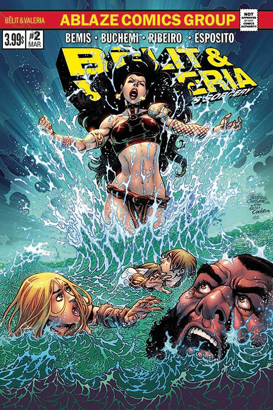 Belit & Valeria Swords vs Sorcery #2 Cover D Variant Rodney Buchemi Uncanny X-Men 101 Parody Homage Cover