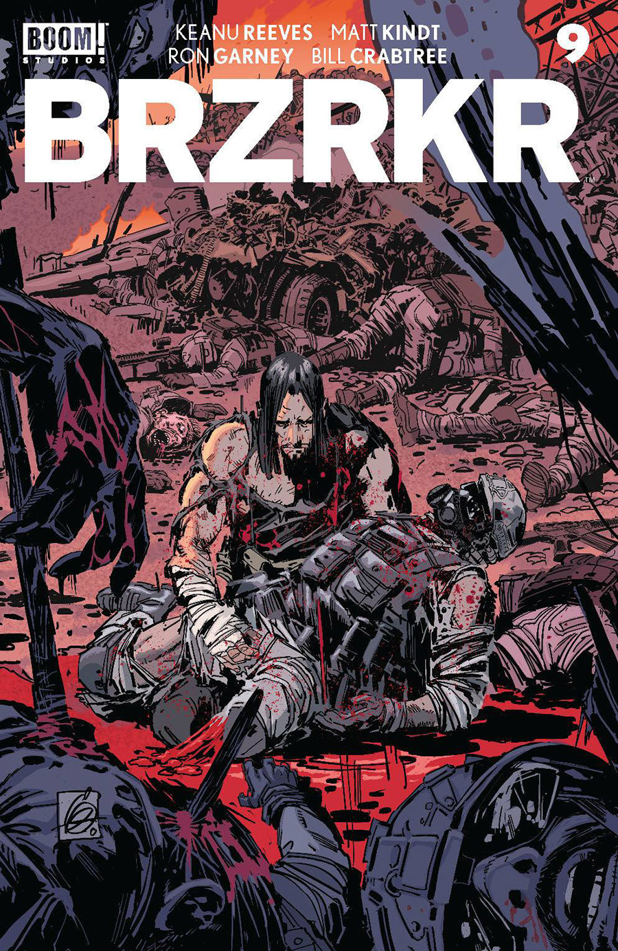 BRZRKR (Berzerker) #9 Cover A Regular Ron Garney Cover