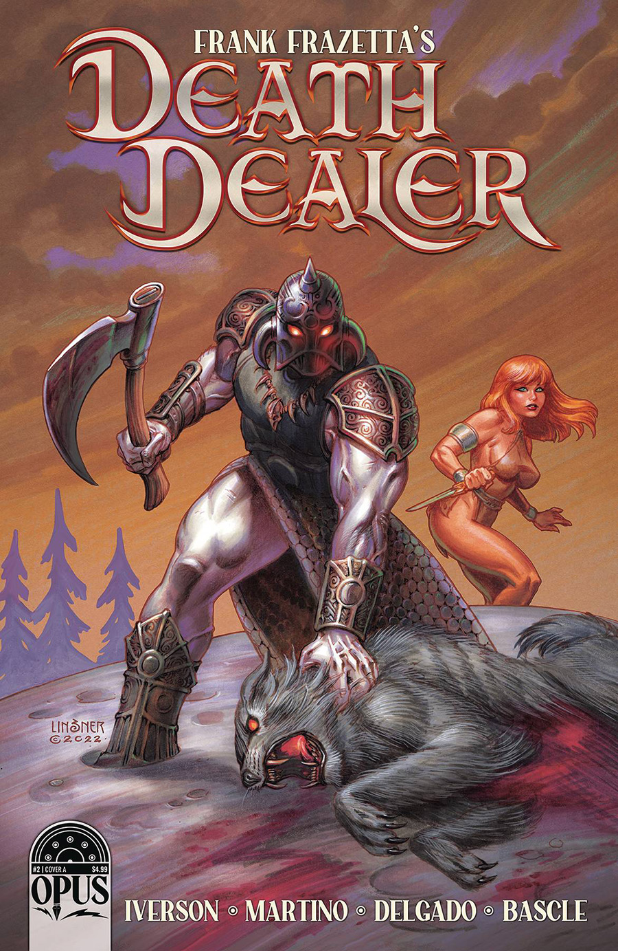 Frank Frazettas Death Dealer Vol 2 #2 Cover A Regular Joseph Michael Linsner Cover