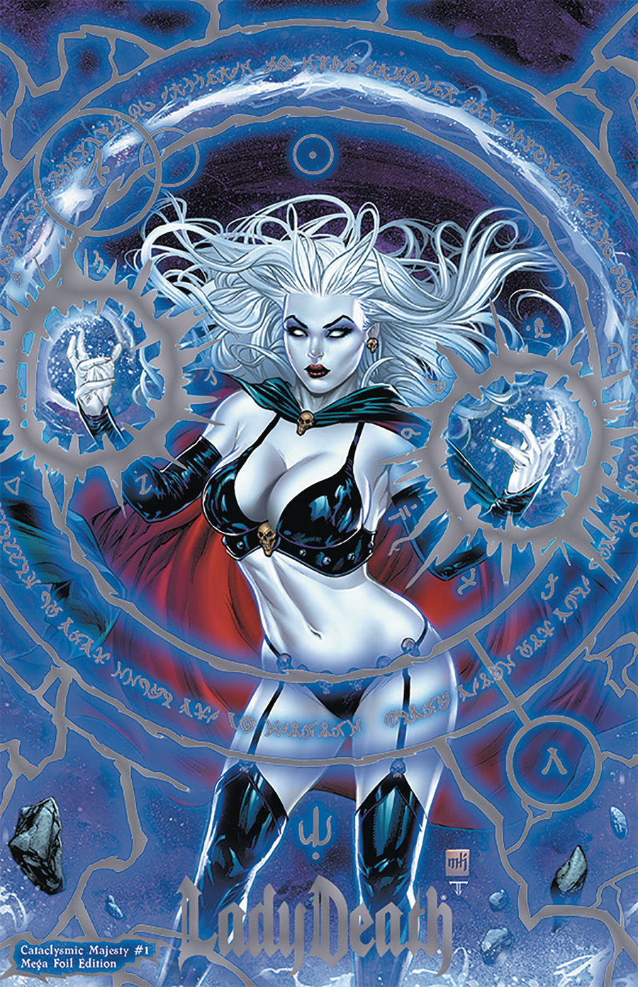 Lady Death Cataclysmic Majesty #1 Cover F Mega Foil Edition