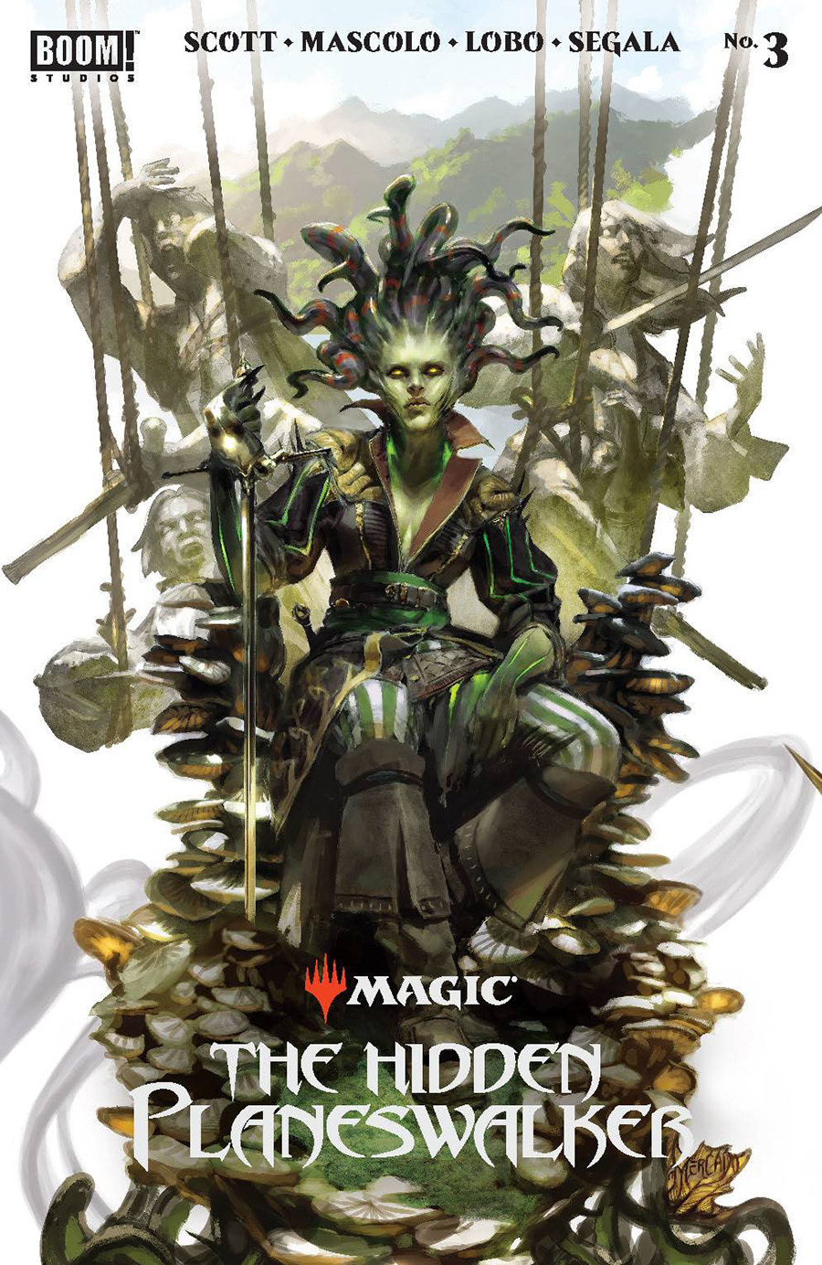 Magic Hidden Planeswalker #3 Cover C Variant Miguel Mercado Connecting Cover